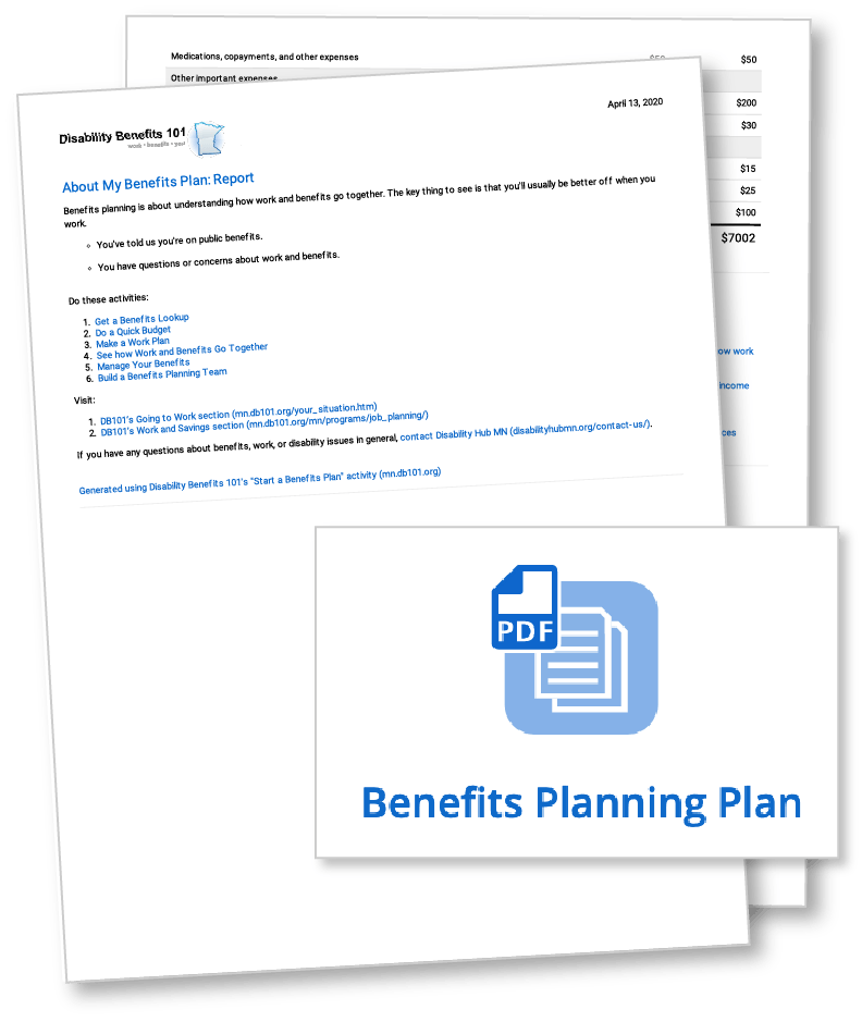 Benefits Planning Plan