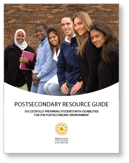 Cover of the Postsecondary resource guide