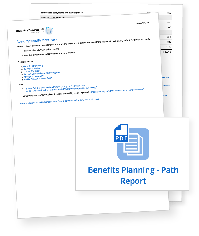 Planning For Benefits Report